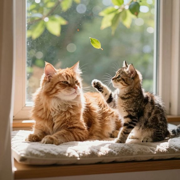 window perches enhance feline wellness