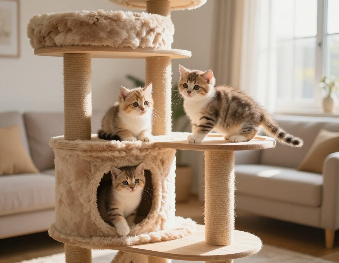 cat trees enhance feline health