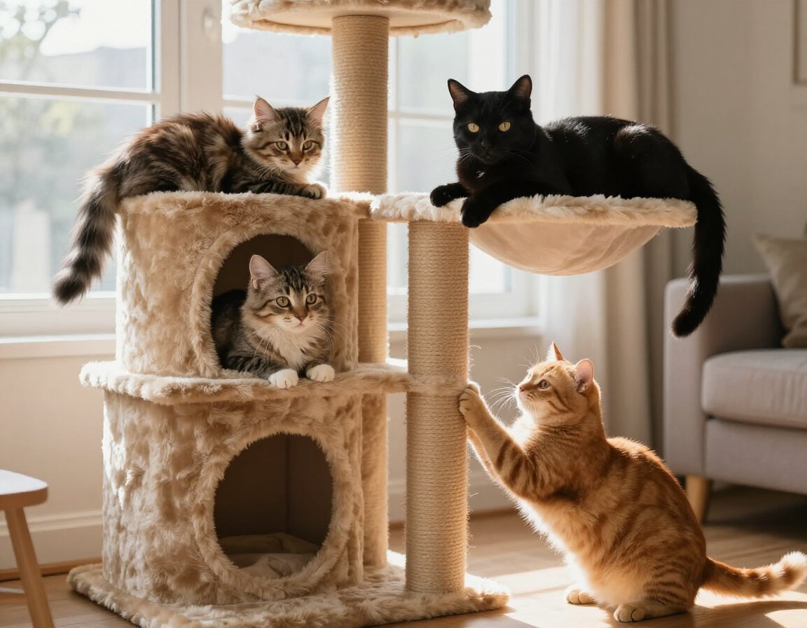 cat trees reduce behavioral issues