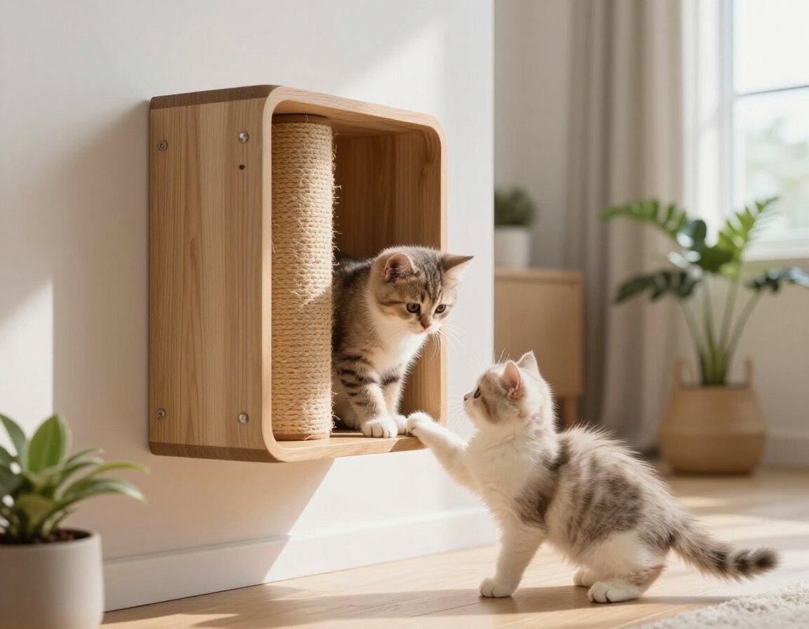 wall mounted scratching post